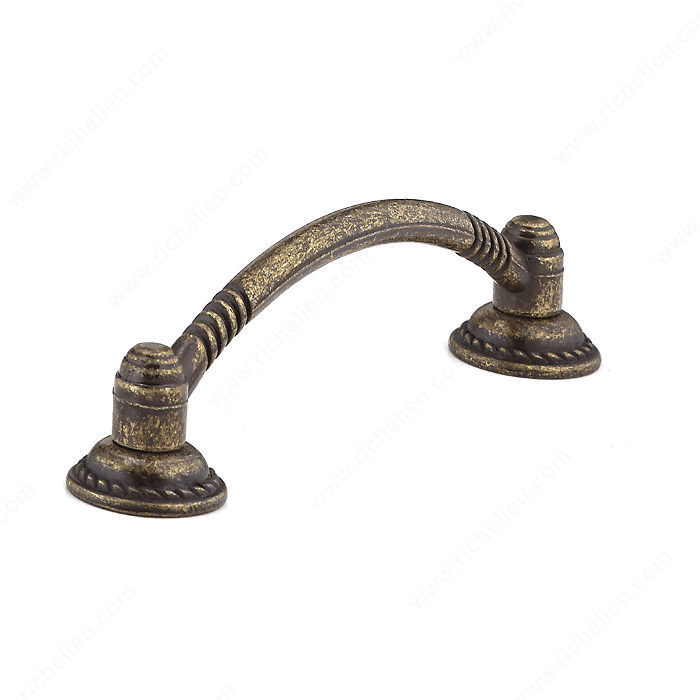 Traditional Metal Pull - 2367, Finish Burnished Brass PRO-PACK 5