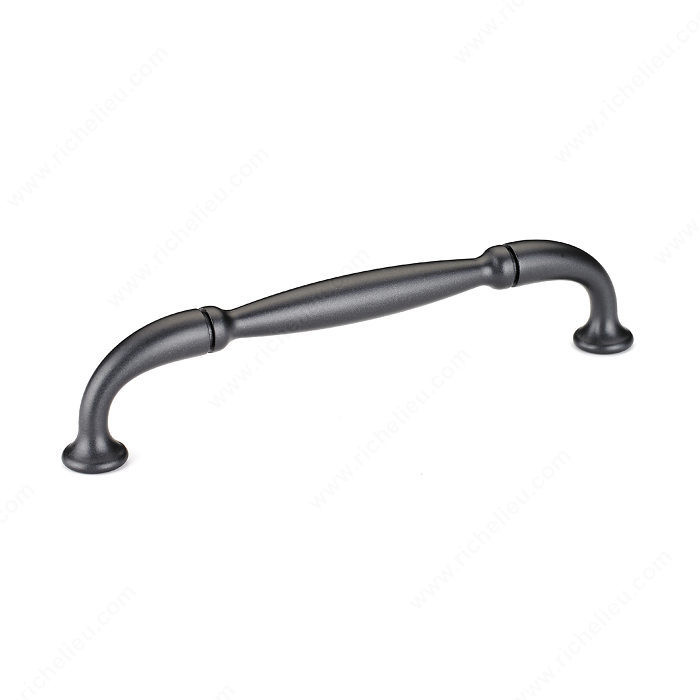 Traditional Metal Pull - 2373, Center to Center 128 mm, Finish Anthracite, Projection - Overall Dimensions 31 mm PRO-PACK 2