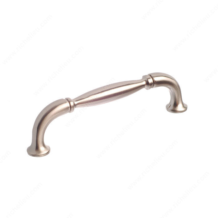Traditional Metal Pull - 2373, Center to Center 96 mm, Finish Brushed Nickel, Projection - Overall Dimensions 30 mm PRO-PACK 2
