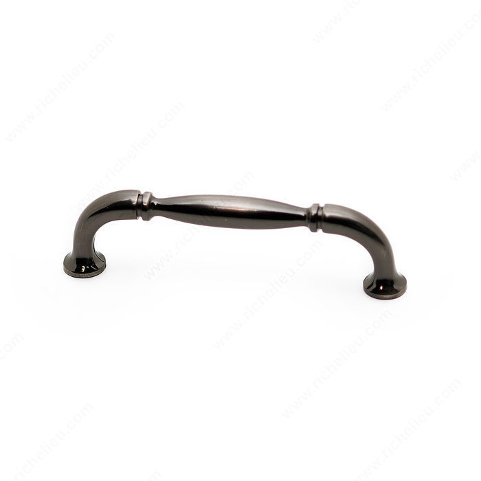 Traditional Metal Pull - 2373, Center to Center 96 mm, Finish Black Nickel, Projection - Overall Dimensions 30 mm PRO-PACK 3
