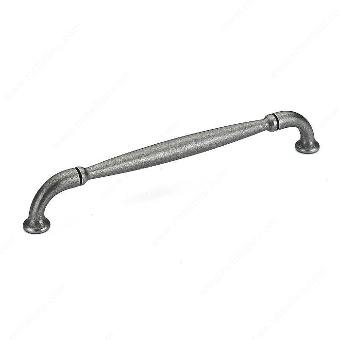 Traditional Metal Pull - 2373, Center to Center 192 mm, Finish Wrought Iron, Projection - Overall Dimensions 33 mm PRO-PACK 2