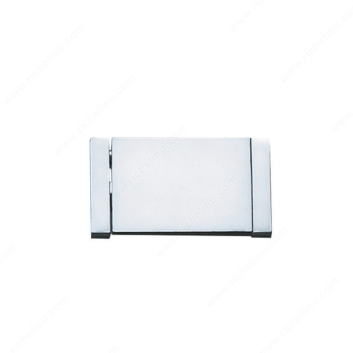 Contemporary Recessed Metal Pull - 2376, Finish Brushed Chrome