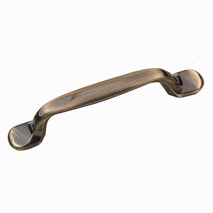 Traditional Metal Pull - 2377, Finish Antique English