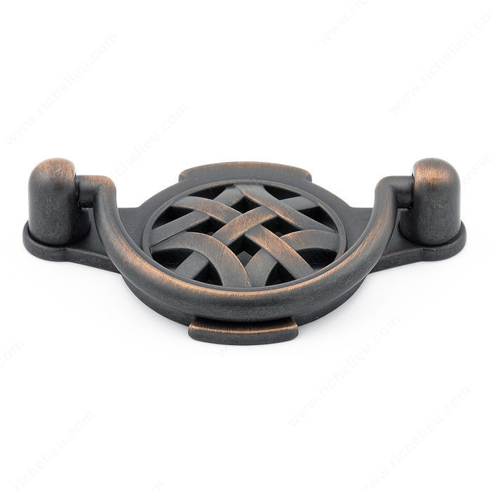 Traditional Metal Pull - 2381, Finish Brushed Oil-Rubbed Bronze PRO-PACK 2