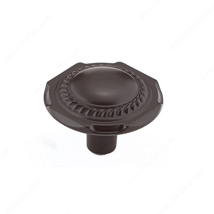 Traditional Metal Knob - 2390, Finish Rust PRO-PACK 5