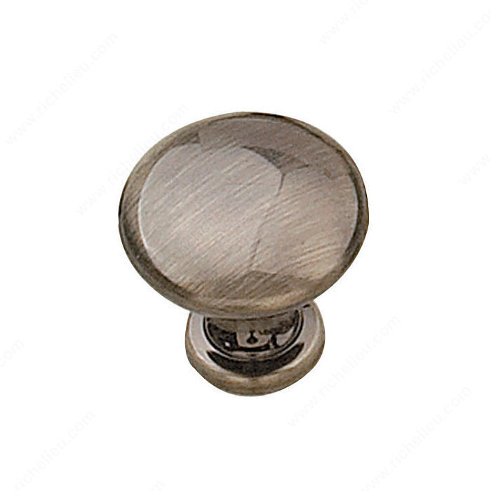 Traditional Metal Knob - 2391, Finish Antique English PRO-PACK 2
