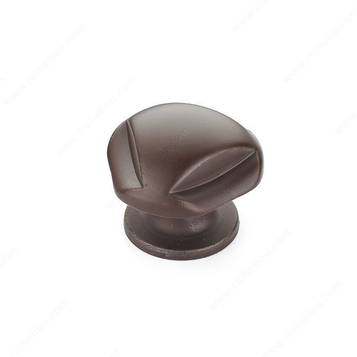 Traditional Metal Knob - 2391, Finish Rust, Diameter - Overall Dimensions 33 mm, Projection - Overall Dimensions 26 mm PRO-PACK 2