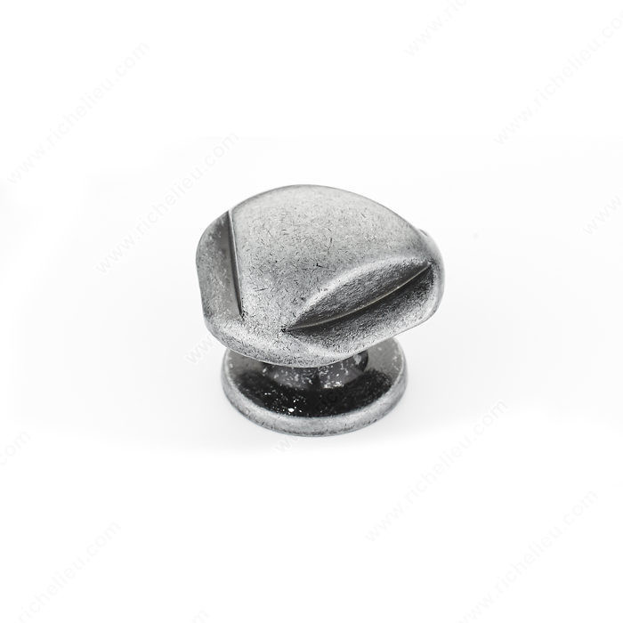 Traditional Metal Knob - 2391, Finish Wrought Iron, Diameter - Overall Dimensions 33 mm, Projection - Overall Dimensions 26 mm PRO-PACK 2