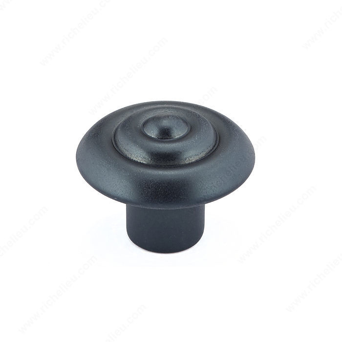 Traditional Metal Knob - 2391, Finish Anthracite PRO-PACK 3