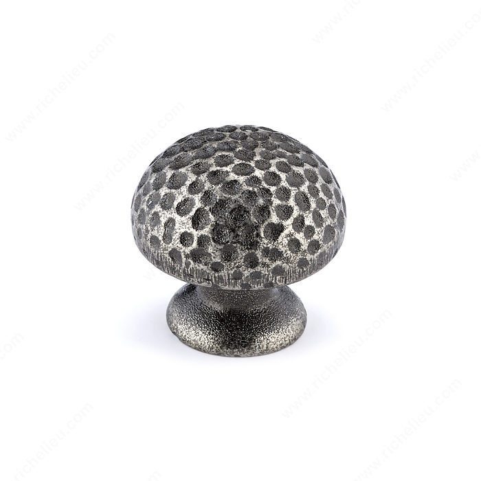 Traditional Metal Knob - 2395, Finish Natural Iron