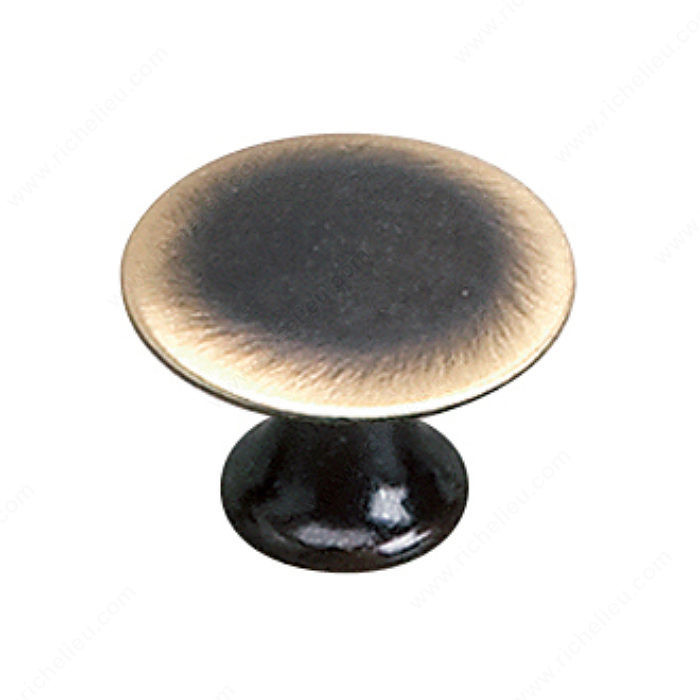 Traditional Solid Brass Knob - 2445, Finish Satin Bronze PRO-PACK 2
