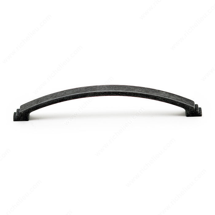 Transitional Metal Pull - 2525, Center to Center 128 mm, Finish Antique Iron