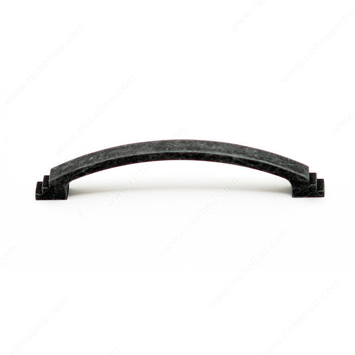 Transitional Metal Pull - 2525, Center to Center 96 mm, Finish Antique Iron PRO-PACK 2