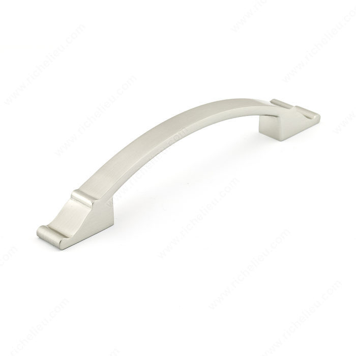 Traditional Metal Pull - 2606, Center to Center 128 mm, Finish Brushed Nickel, Projection - Overall Dimensions 23 mm PRO-PACK 2