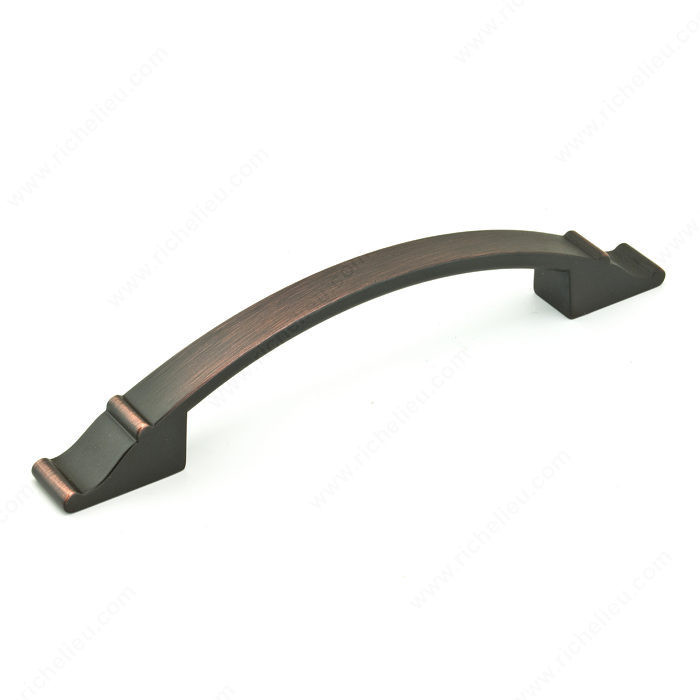 Traditional Metal Pull - 2606, Center to Center 128 mm, Finish Brushed Oil-Rubbed Bronze, Projection - Overall Dimensions 23 mm PRO-PACK 2
