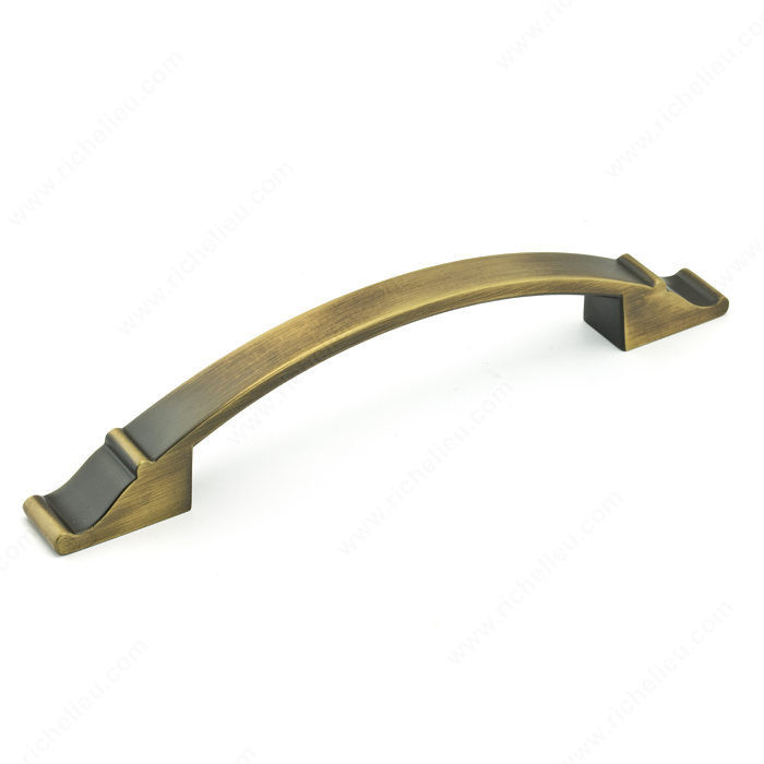 Traditional Metal Pull - 2606, Center to Center 128 mm, Finish Bronze Chocolate, Projection - Overall Dimensions 23 mm PRO-PACK 2