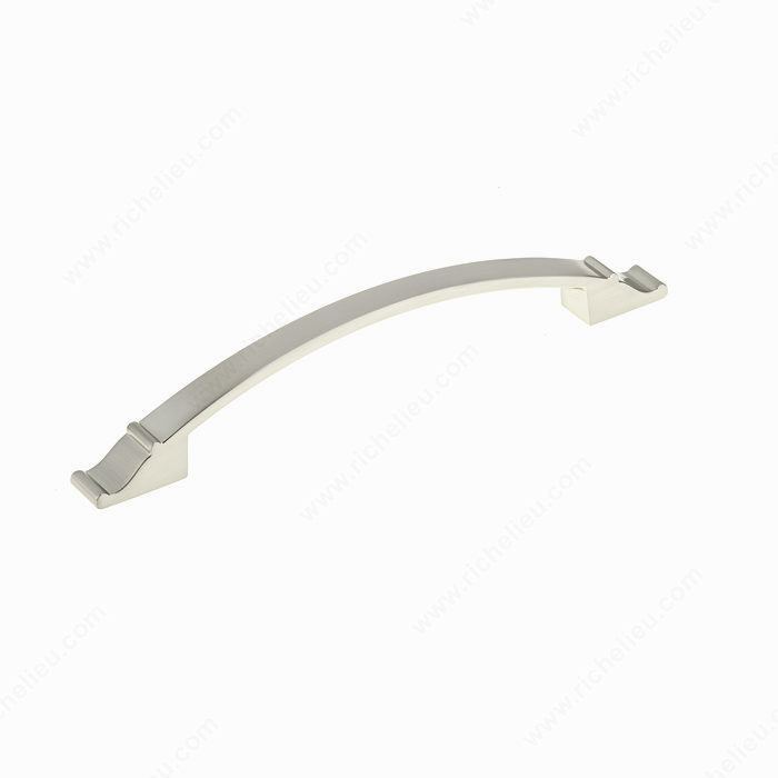 Traditional Metal Pull - 2606, Center to Center 160 mm, Finish Brushed Nickel, Projection - Overall Dimensions 30 mm PRO-PACK 2