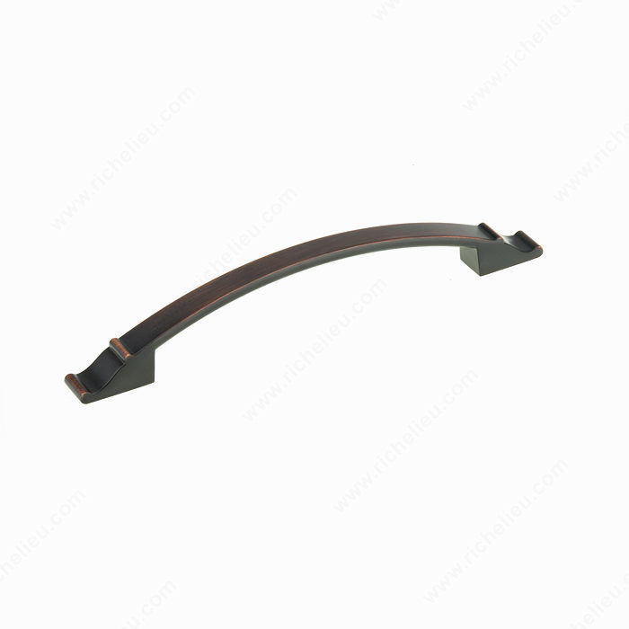 Traditional Metal Pull - 2606, Center to Center 160 mm, Finish Brushed Oil-Rubbed Bronze, Projection - Overall Dimensions 30 mm PRO-PACK 2
