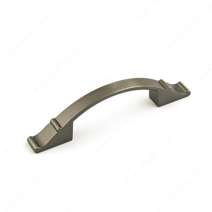 Traditional Metal Pull - 2606, Center to Center 3 in, Finish Antique Nickel, Projection - Overall Dimensions 24 mm PRO-PACK 3