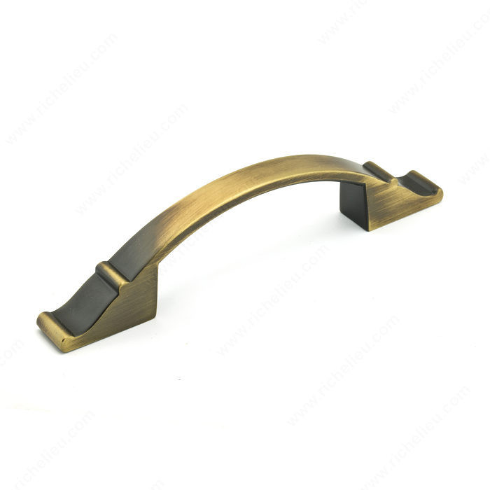 Traditional Metal Pull - 2606, Center to Center 3 in, Finish Bronze Chocolate, Projection - Overall Dimensions 24 mm PRO-PACK 3