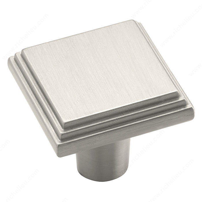 Traditional Zinc Knob - 26117, Finish Satin Nickel PRO-PACK 2