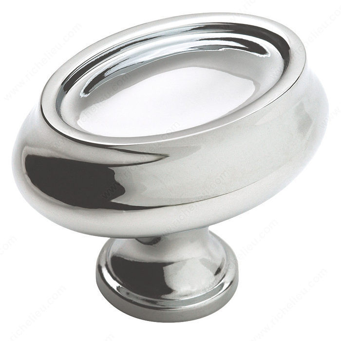 Traditional Zinc Knob - 26127, Finish Polished Chrome