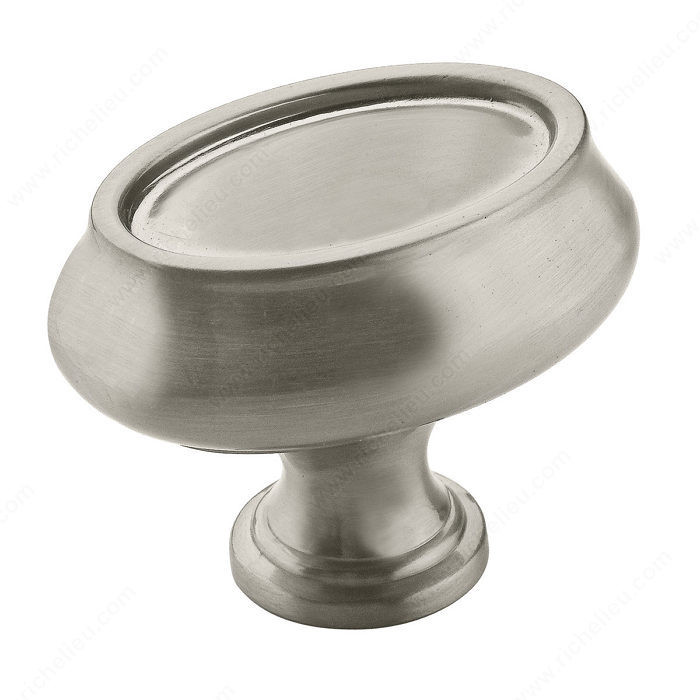 Traditional Zinc Oversized Knob - 26127, Finish Satin Nickel