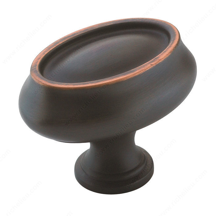 Traditional Zinc Oversized Knob - 26127, Finish Oil Rubbed Bronze
