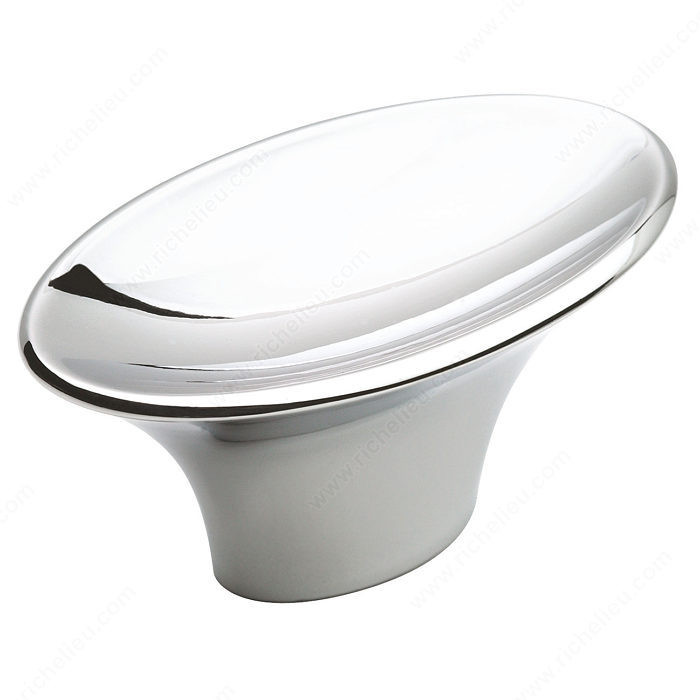 Contemporary Zinc Knob - 26129, Finish Polished Chrome