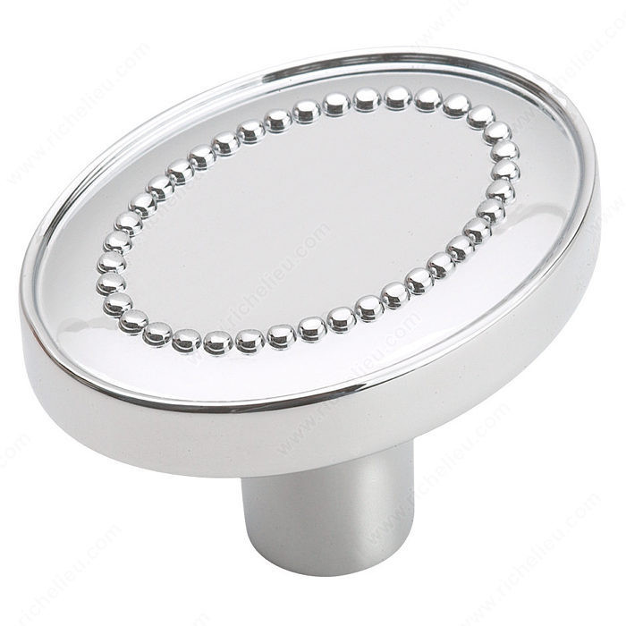 Traditional Zinc Knob - 26133, Finish Polished Chrome