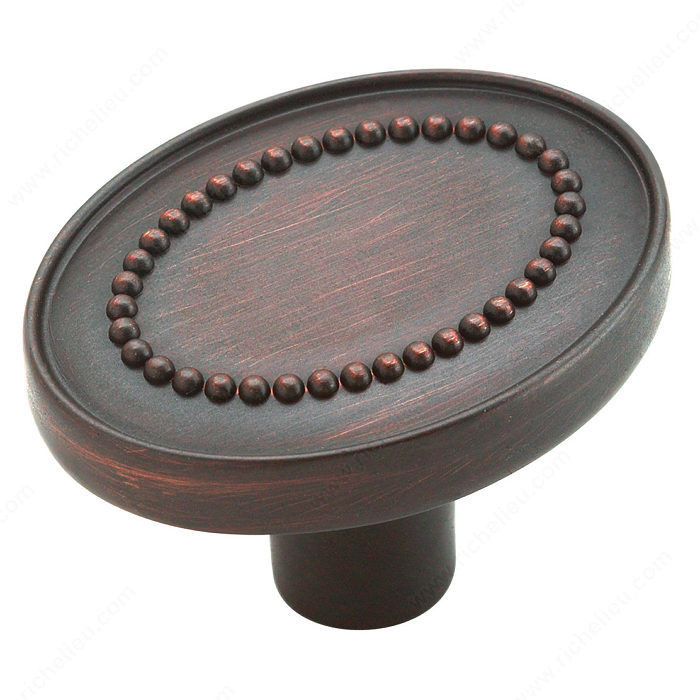 Traditional Zinc Knob - 26133, Finish Oil Rubbed Bronze
