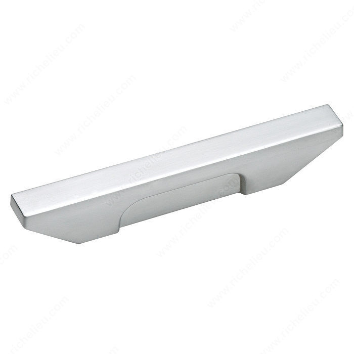 Contemporary Zinc Pull - 26134, Finish Satin Nickel