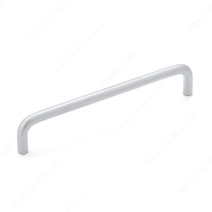 Functional Steel Pull - 26 and 332, RoHS compliant, Center to Center 6 in, Finish Matte Chrome, Material Steel, Length - Overall Dimensions 160 mm PRO-PACK 3