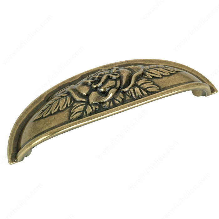 Traditional Metal Pull - 2695, Finish Antique English PRO-PACK 3
