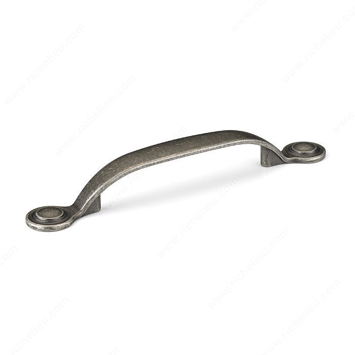 Traditional Metal Pull - 2889, Finish Pewter, Screw/Nail 8/32 (Included) PRO-PACK 2