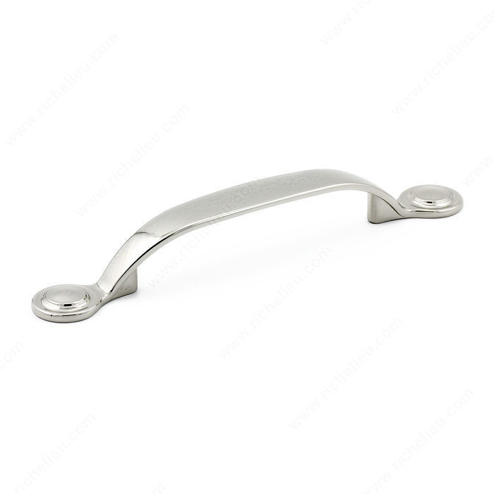 Traditional Metal Pull - 2889, Finish Polished Nickel, Screw/Nail 8/32 (Included) PRO-PACK 2