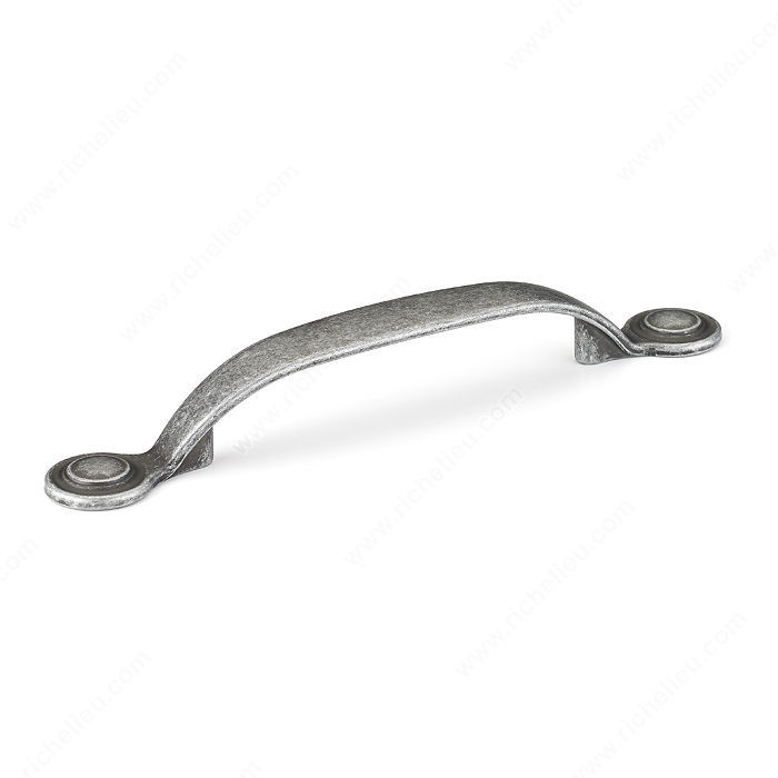 Traditional Metal Pull - 2889, Finish Natural Iron, Screw/Nail 8/32 (Included) PRO-PACK 2