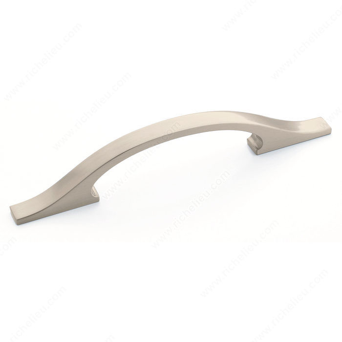 Contemporary Zinc Pull - 29201, Finish Satin Nickel