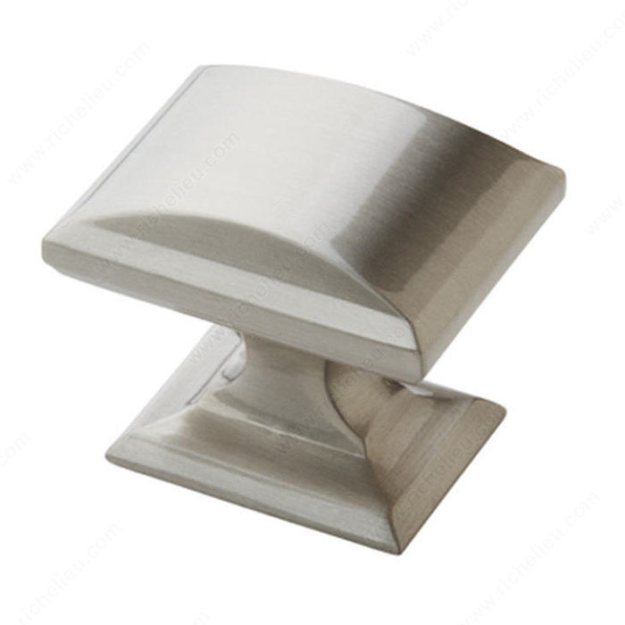 Transitional Zinc Knob - 29340, Finish Satin Nickel PRO-PACK 2