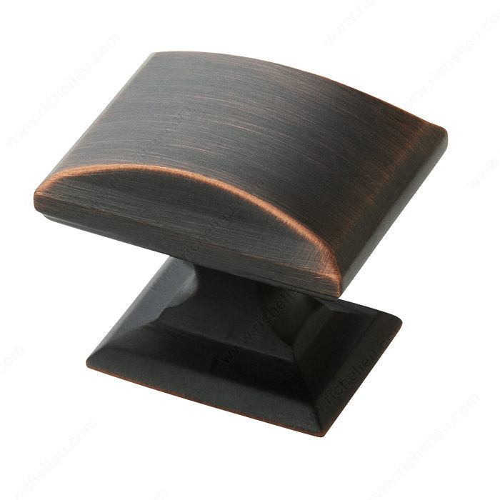 Transitional Zinc Knob - 29340, Finish Oil Rubbed Bronze PRO-PACK 2