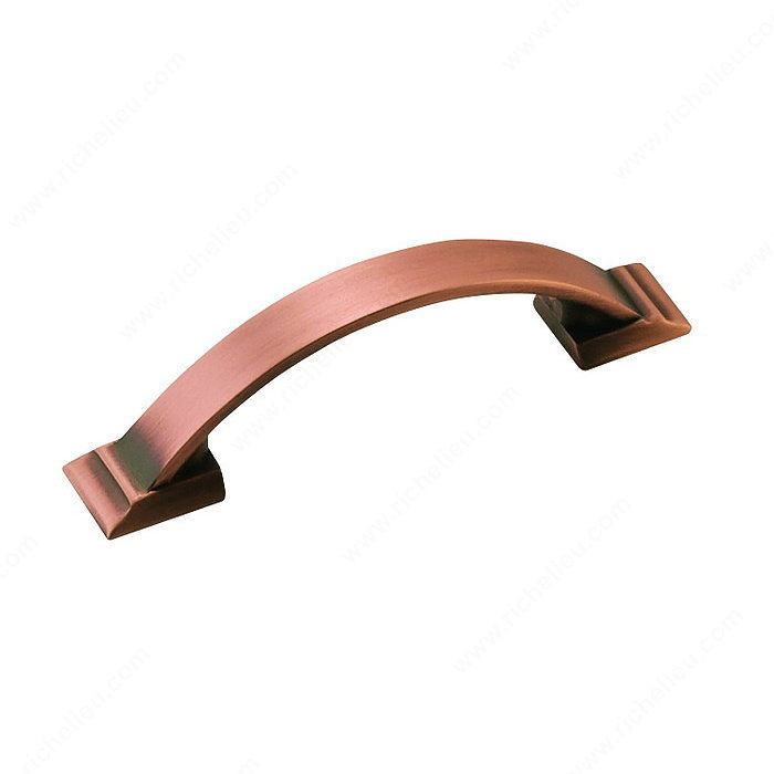 Transitional Zinc Pull - Candler Collection 293, Center to Center 3 in, Finish Caramel Bronze PRO-PACK 2