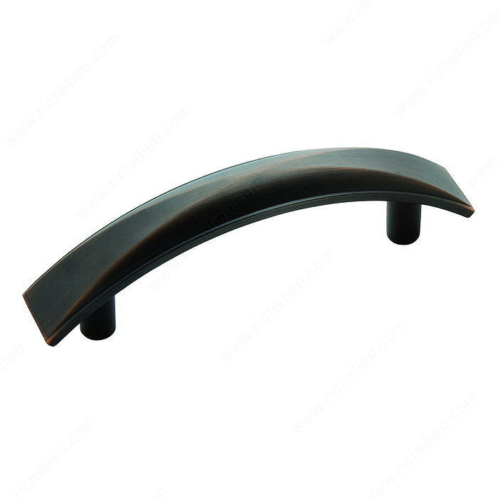 Transitional Zinc Pull - 29385, Center to Center 3 in, Finish Oil Rubbed Bronze, Material Zinc PRO-PACK 2