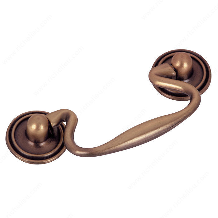 Traditional Metal Pull - 3022, Finish Antique Copper PRO-PACK 2