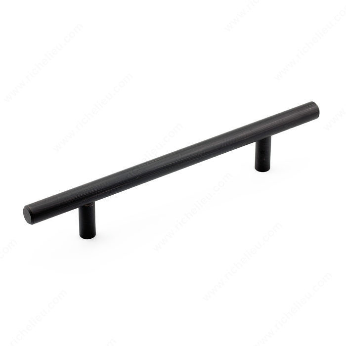 Contemporary Metal Pull - 305, RoHS- compliant, Center to Center 128 mm, Finish Brushed Oil-Rubbed Bronze, Material Metal PRO-PACK 2