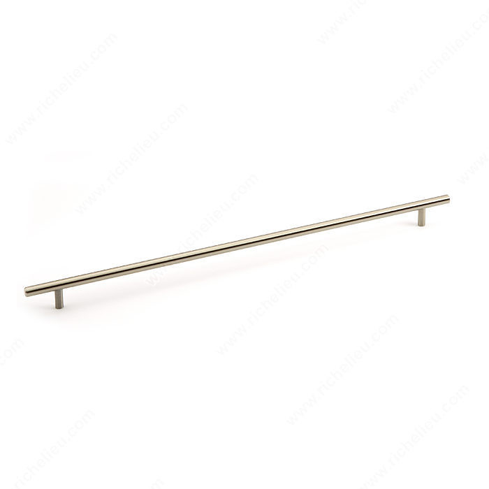 Contemporary Metal Pull - 305, RoHS- compliant, Center to Center 486 mm, Finish Brushed Nickel, Material Metal
