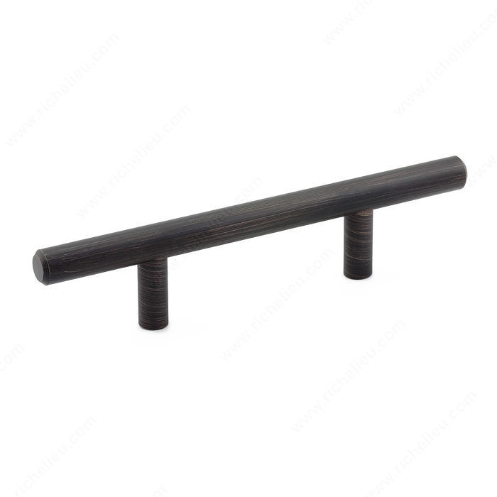 Contemporary Metal Pull - 305, RoHS- compliant, Center to Center 3 in, Finish Brushed Oil-Rubbed Bronze, Material Metal PRO-PACK 2
