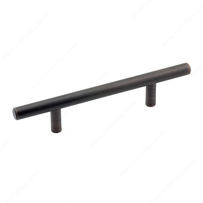Contemporary Metal Pull - 305, RoHS- compliant, Center to Center 96 mm, Finish Brushed Oil-Rubbed Bronze, Material Metal PRO-PACK 2