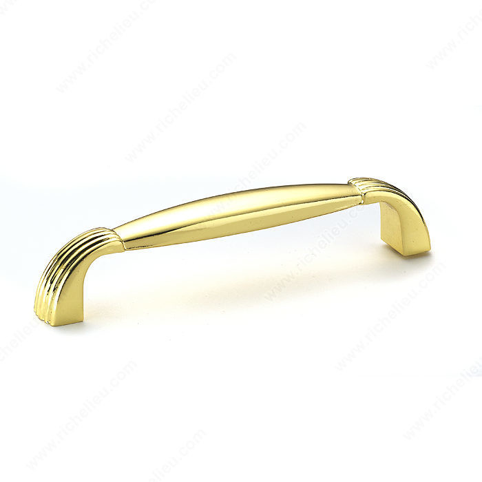 Contemporary Metal Pull - 3070, Finish Brass PRO-PACK 2