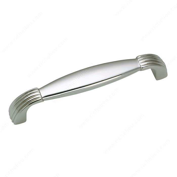 Contemporary Metal Pull - 3070, Finish Polished Nickel PRO-PACK 2