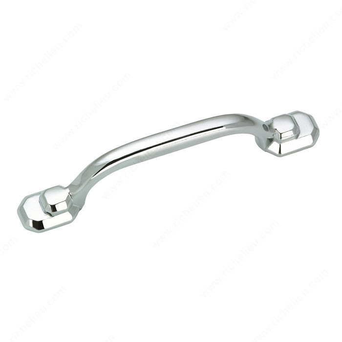 Traditional Metal Pull - 3073, Finish Polished Nickel PRO-PACK 5